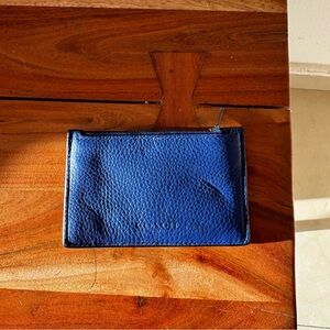 Coach Blue Leather Card Holder
